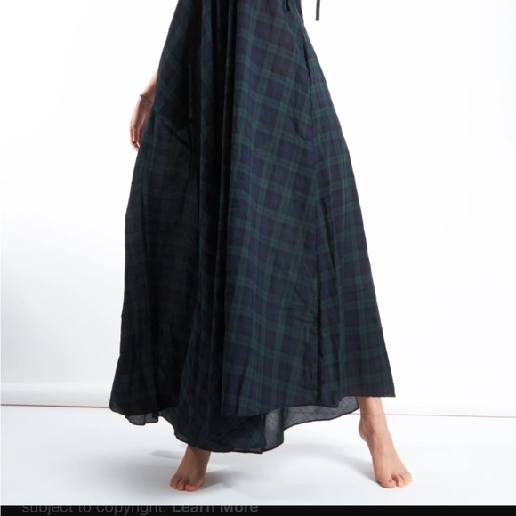 Malia Mills Joni Maxi dress size small in red plaid - Picture 4 of 4